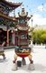 China: Incense urn, Qiongzhu Si (Bamboo Temple), northwest of Kunming